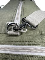 Load image into Gallery viewer, Olive Hemp Duffle Bag
