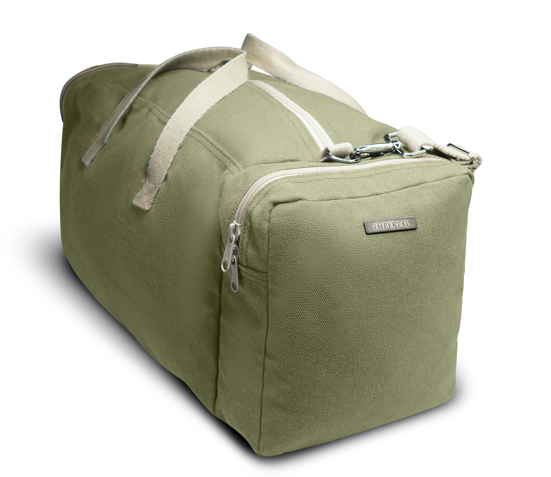 Olive Hemp Duffle Bag