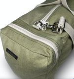 Load image into Gallery viewer, Olive Hemp Duffle Bag
