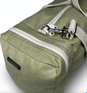 Olive Hemp Duffle Bag