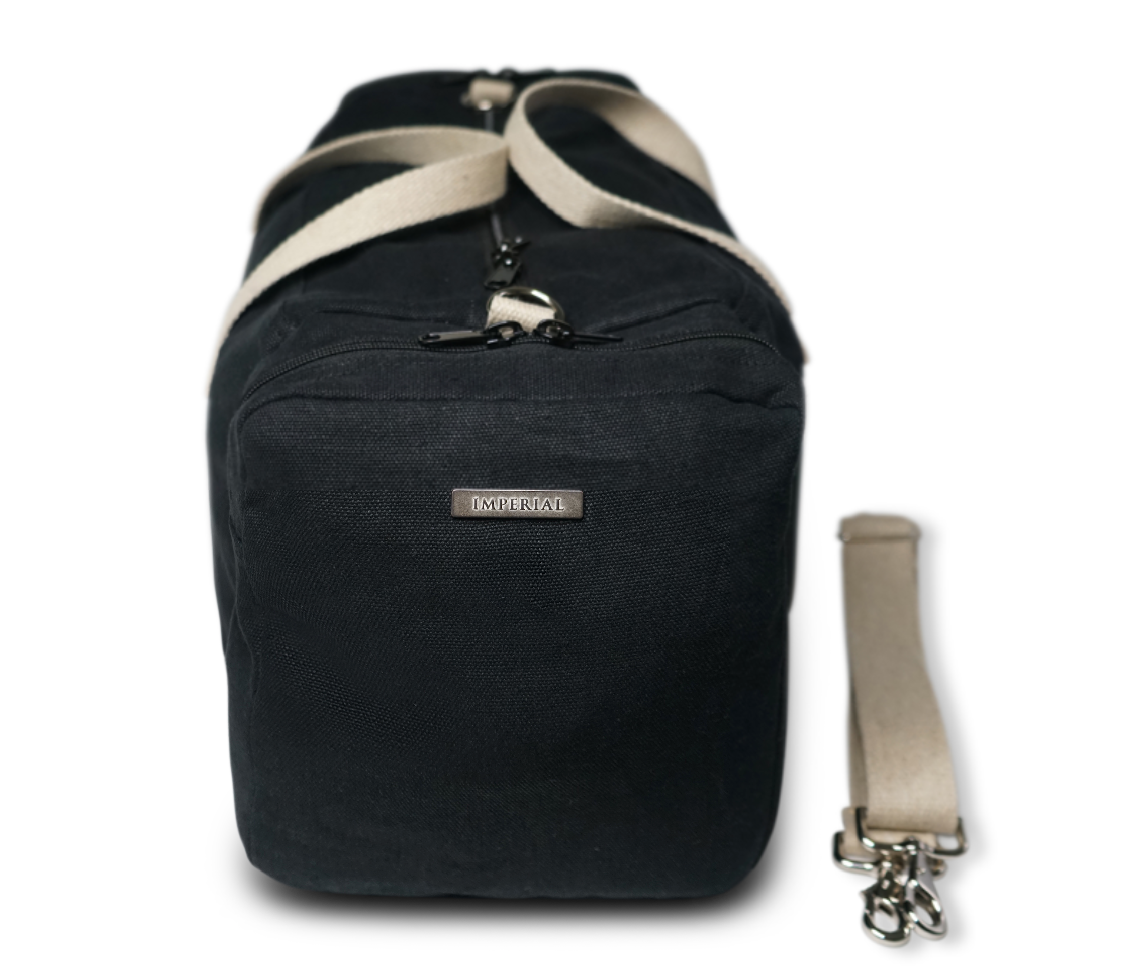 Black Hemp Duffle Bag