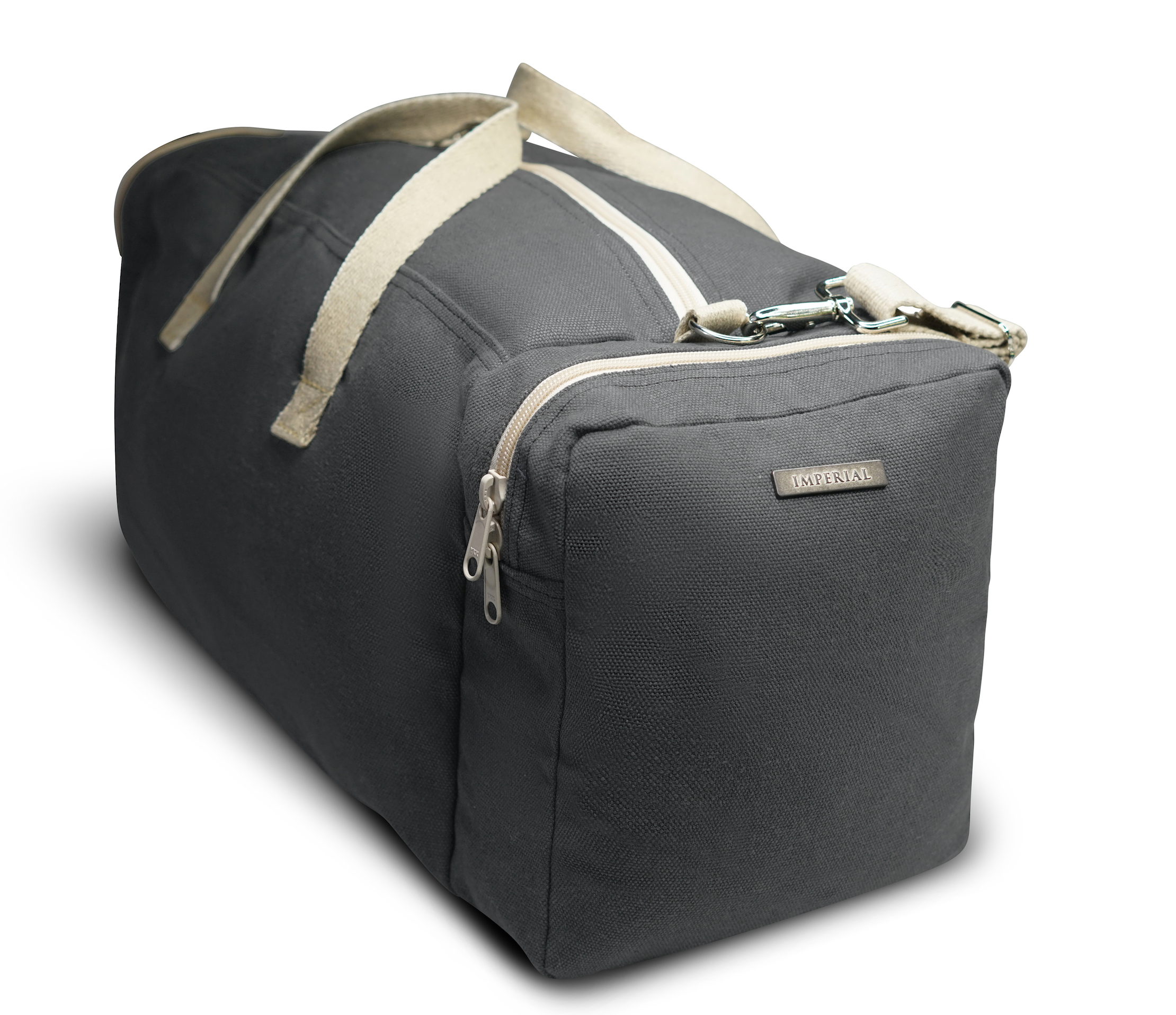 Charcoal Hemp Duffle Bag