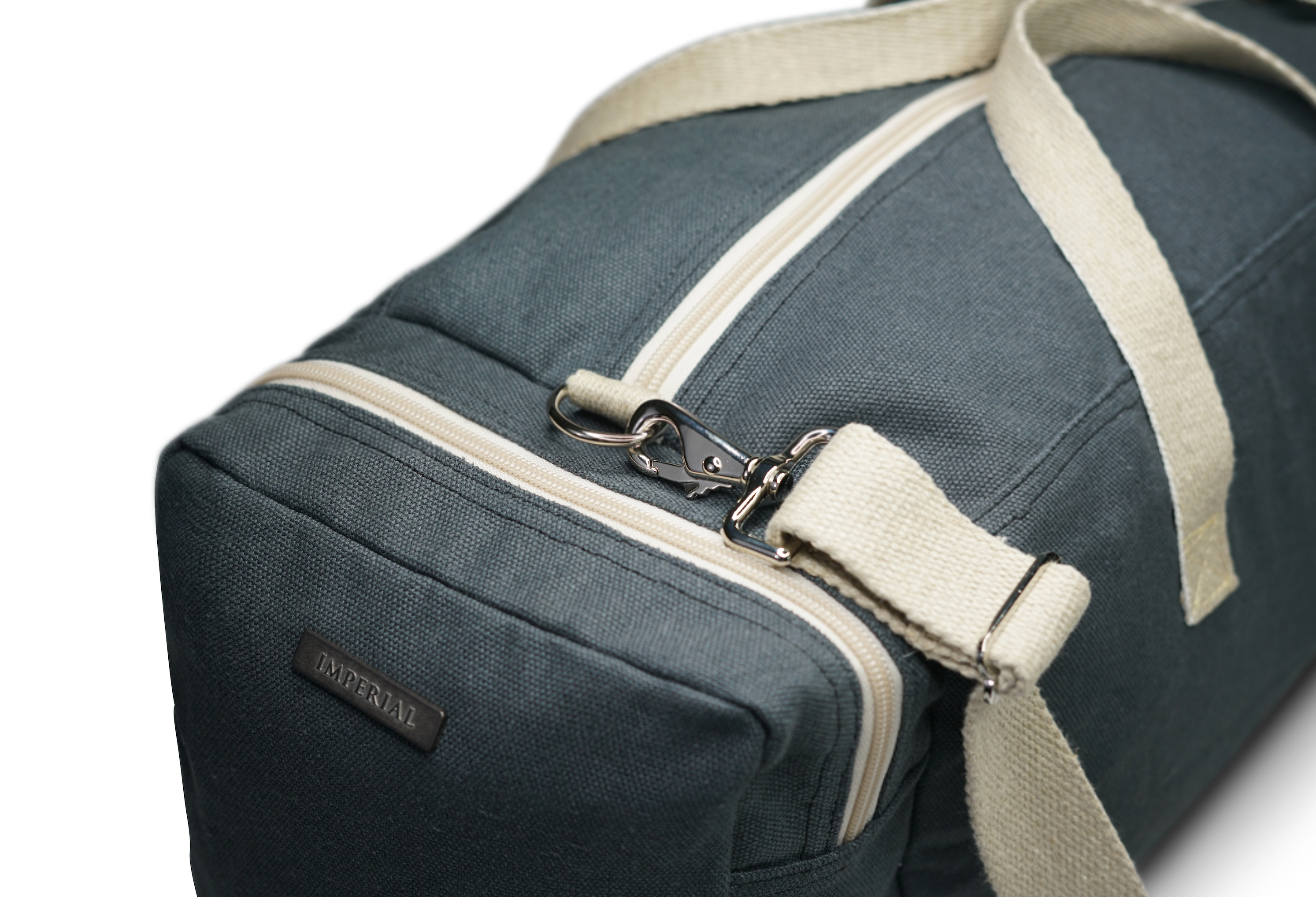 Charcoal Hemp Duffle Bag