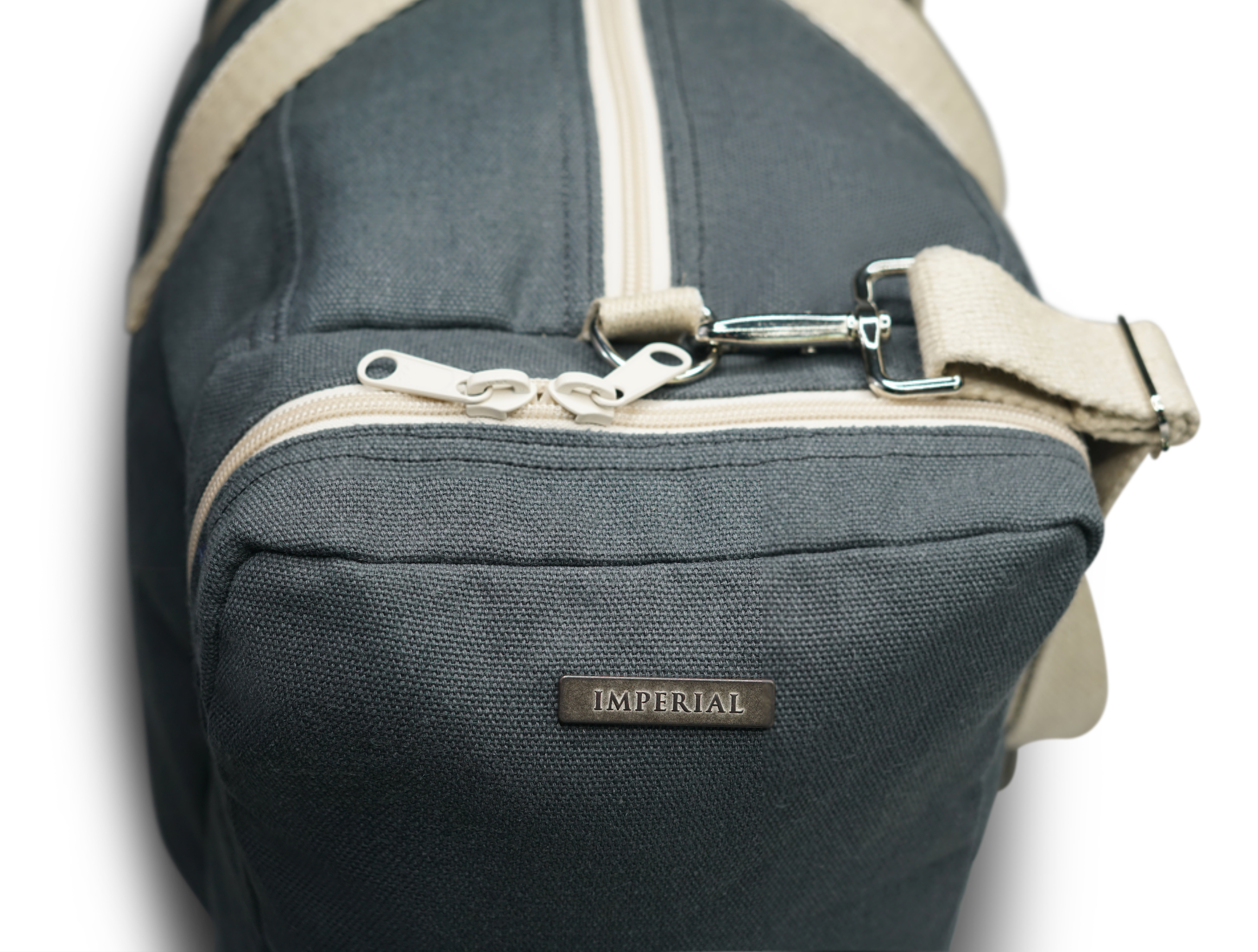 Charcoal Hemp Duffle Bag