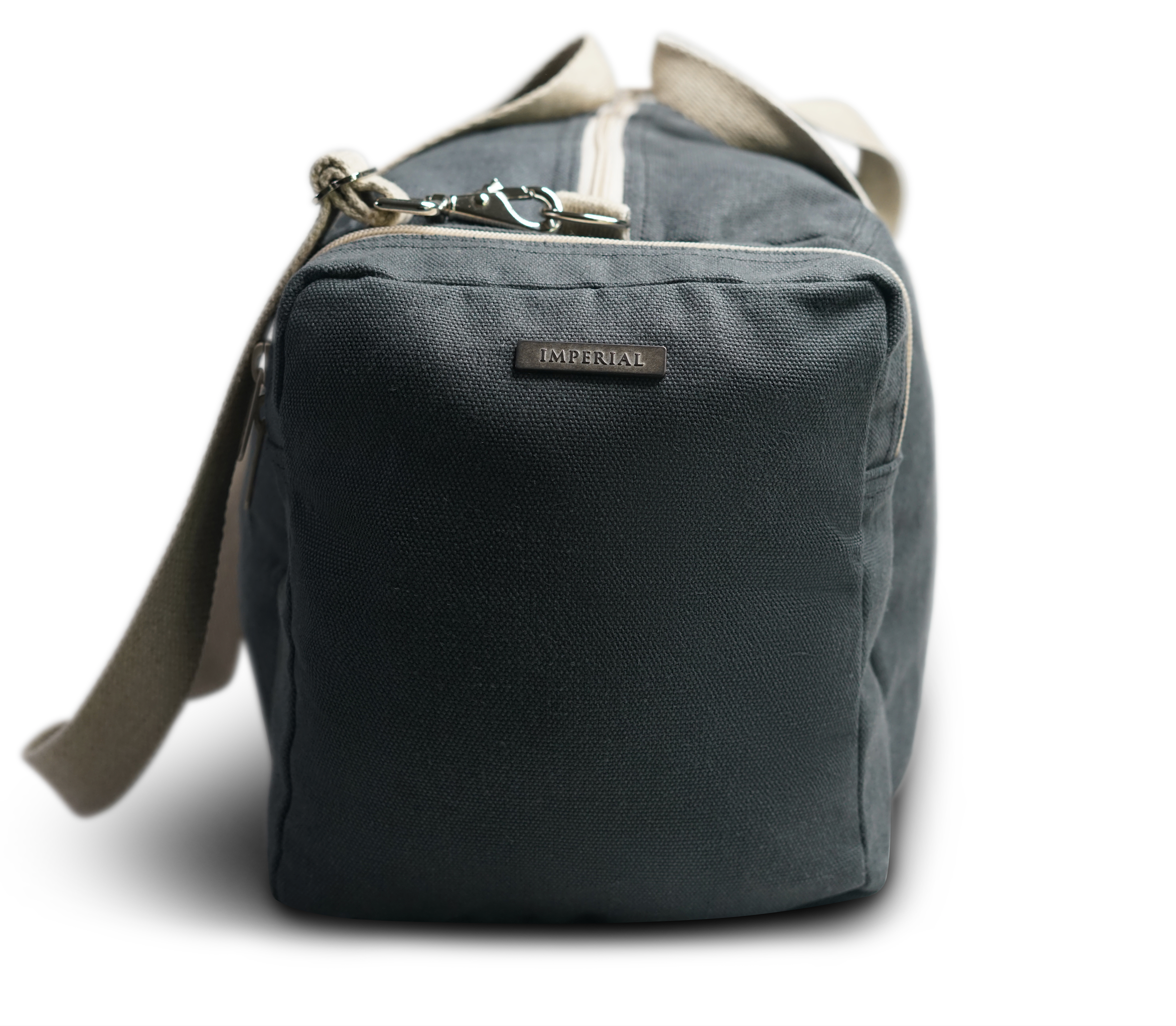 Charcoal Hemp Duffle Bag