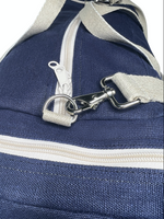 Load image into Gallery viewer, Navy Blue Hemp Duffle Bag
